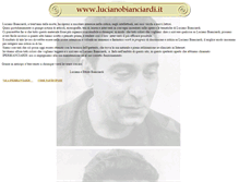 Tablet Screenshot of lucianobianciardi.it